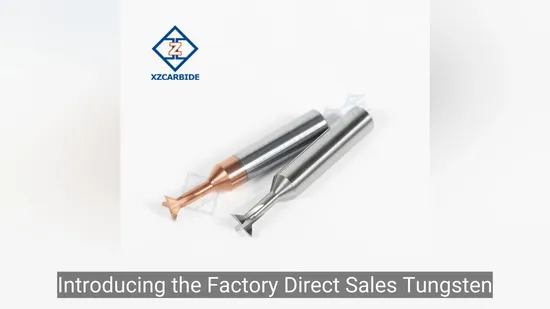 Factory Direct Sales Tungsten Carbide Dovetail Milling Cutter& Endmill
